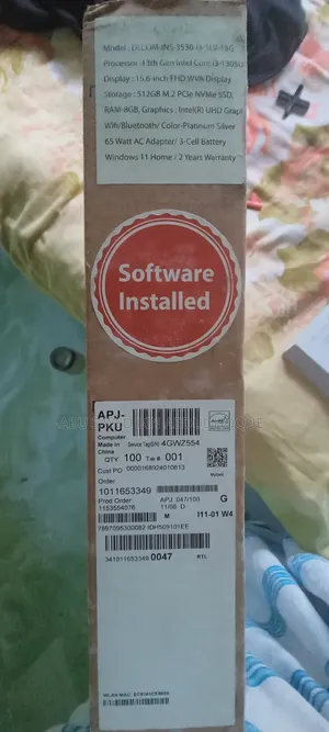 Laptop Dell Inspiron 15 3530 8GB Intel Core i3 SSD 512GB