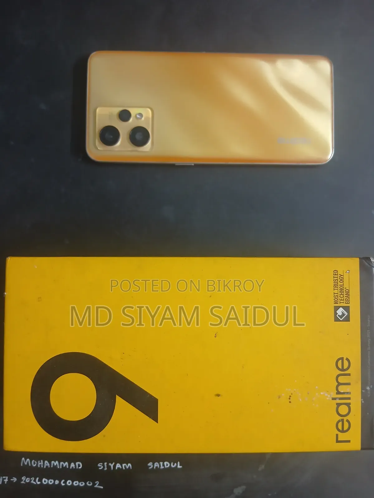 Realme 9 128 GB Gold