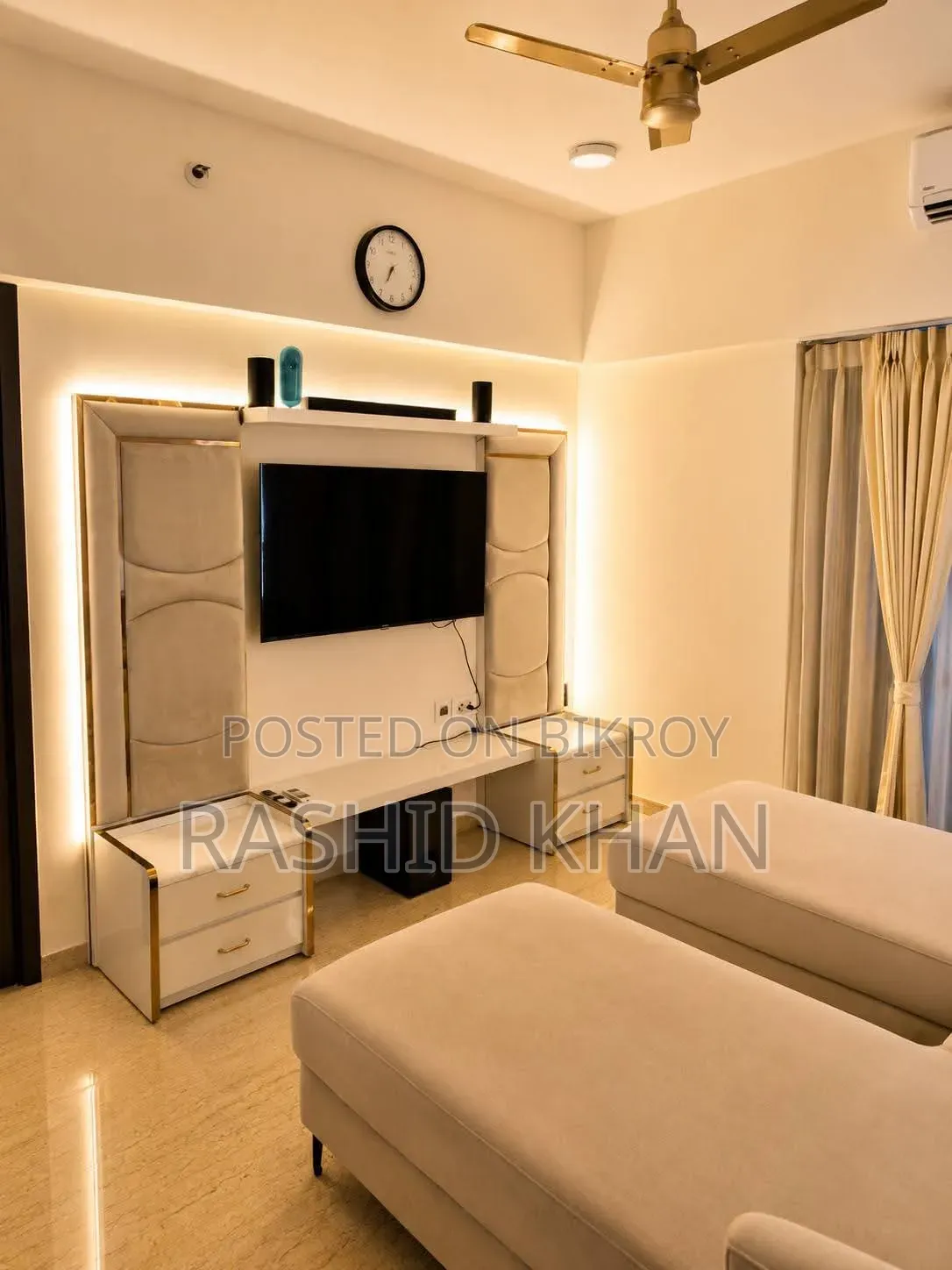 Furnished 3-Bedroom Apartment in Dhaka Full Furnish, Basundhara for Rent