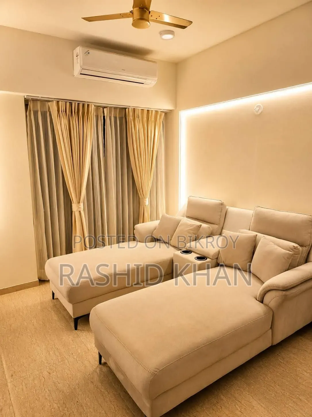 Furnished 3-Bedroom Apartment in Dhaka Full Furnish, Basundhara for Rent