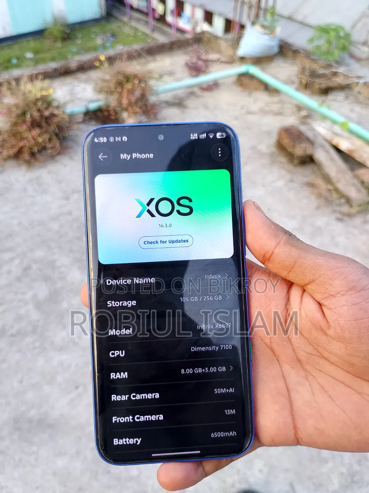 Infinix Note Edge 256 GB Blue