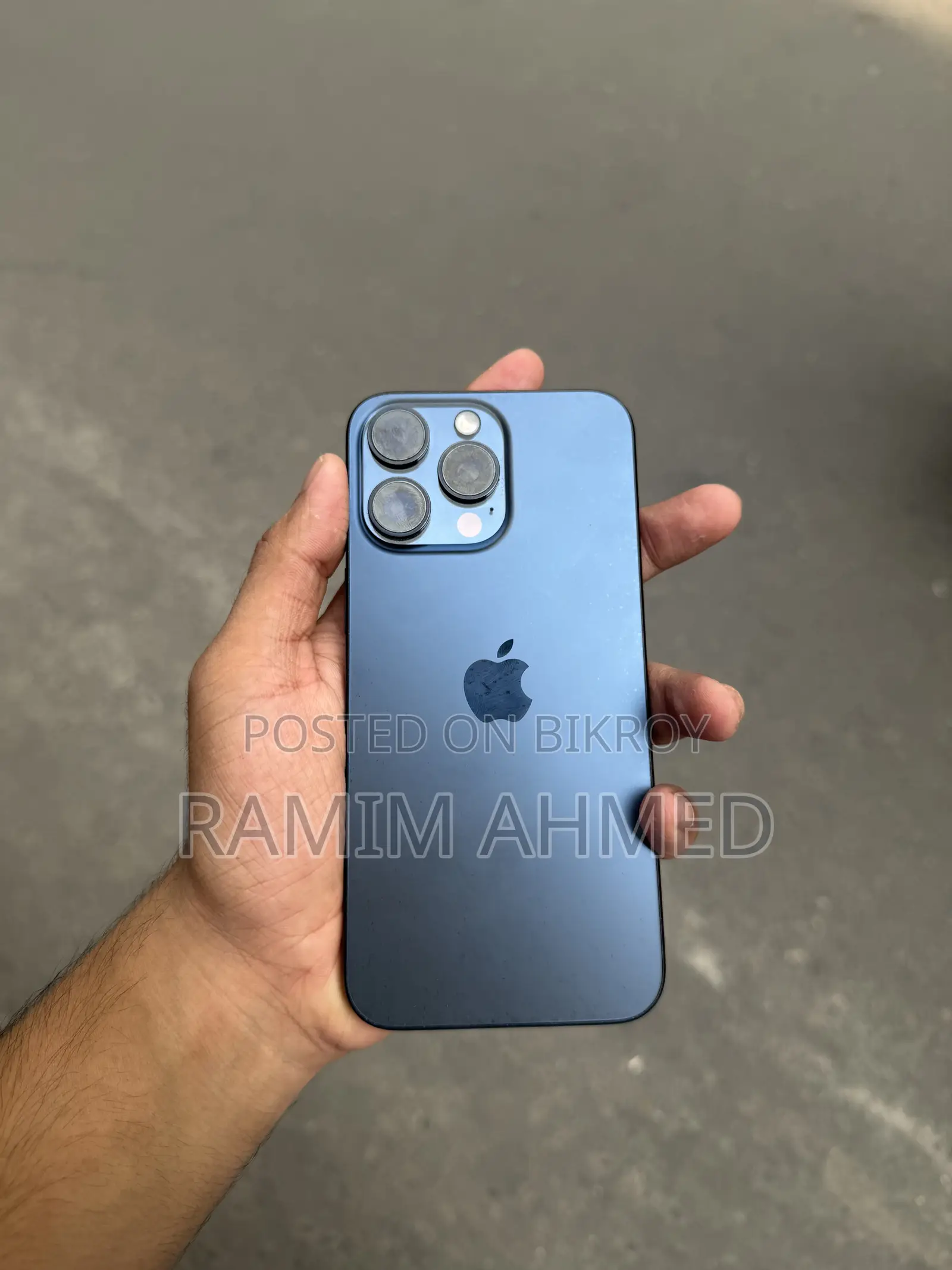 অ্যাপল আইফোন ১৫ প্রো ম্যাক্স ২৫৬ জিবি নীল