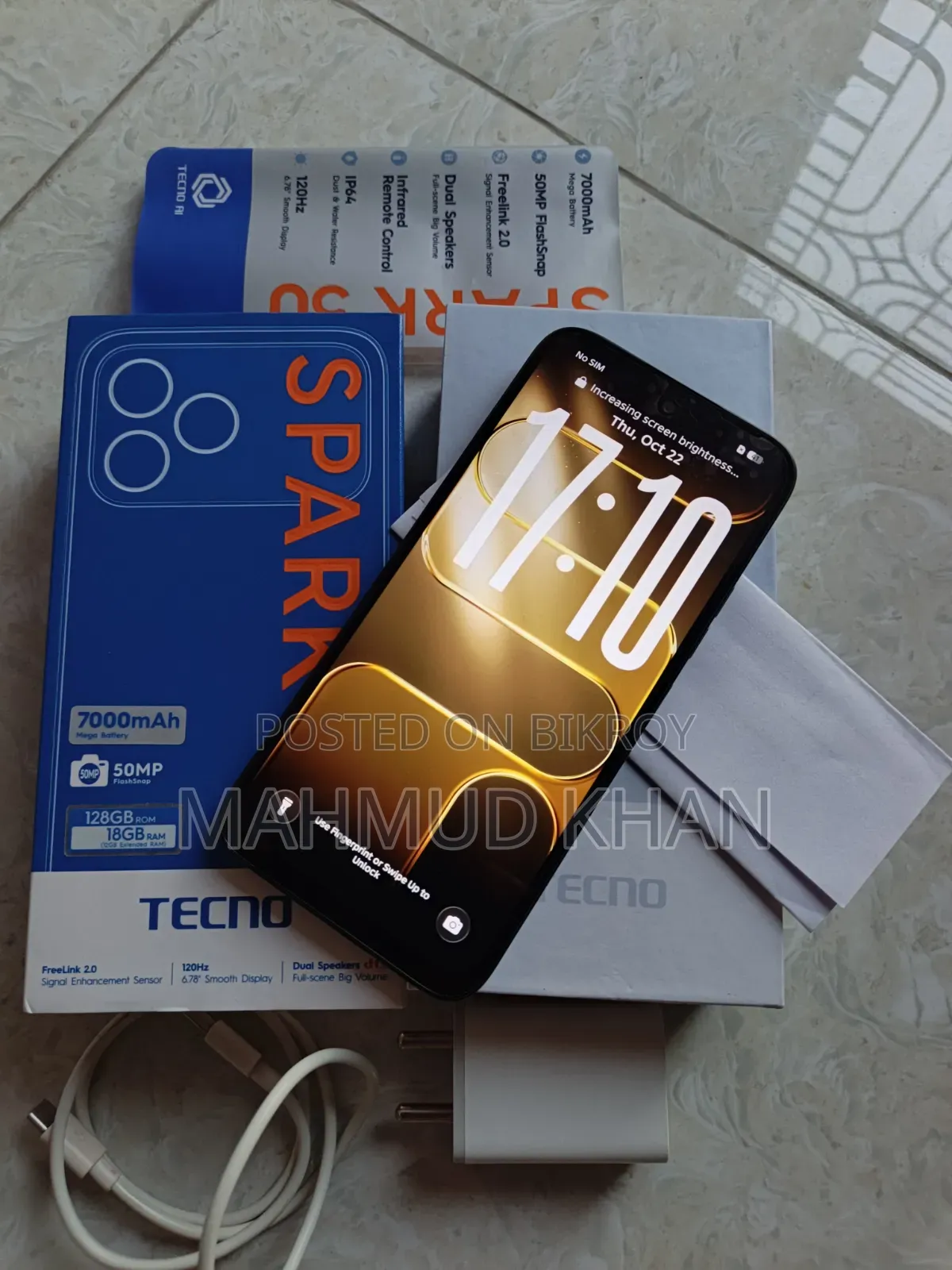 Tecno Spark 50 128 GB Gray