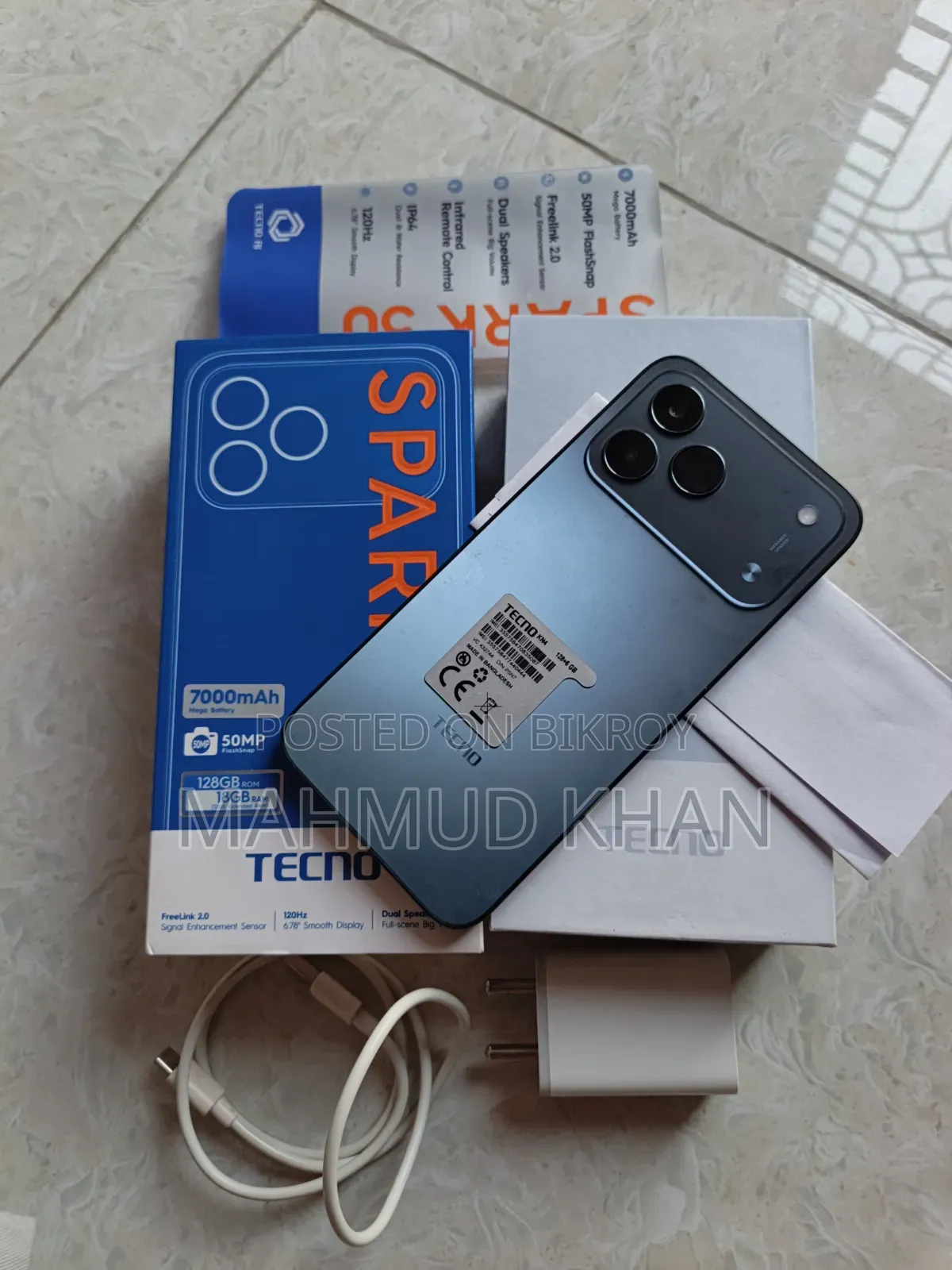 Tecno Spark 50 128 GB Gray