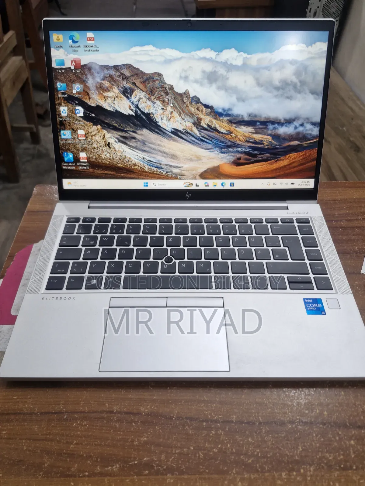 ল্যাপটপ HP EliteBook 840 G8 8GB Intel Core i5 SSD 256GB