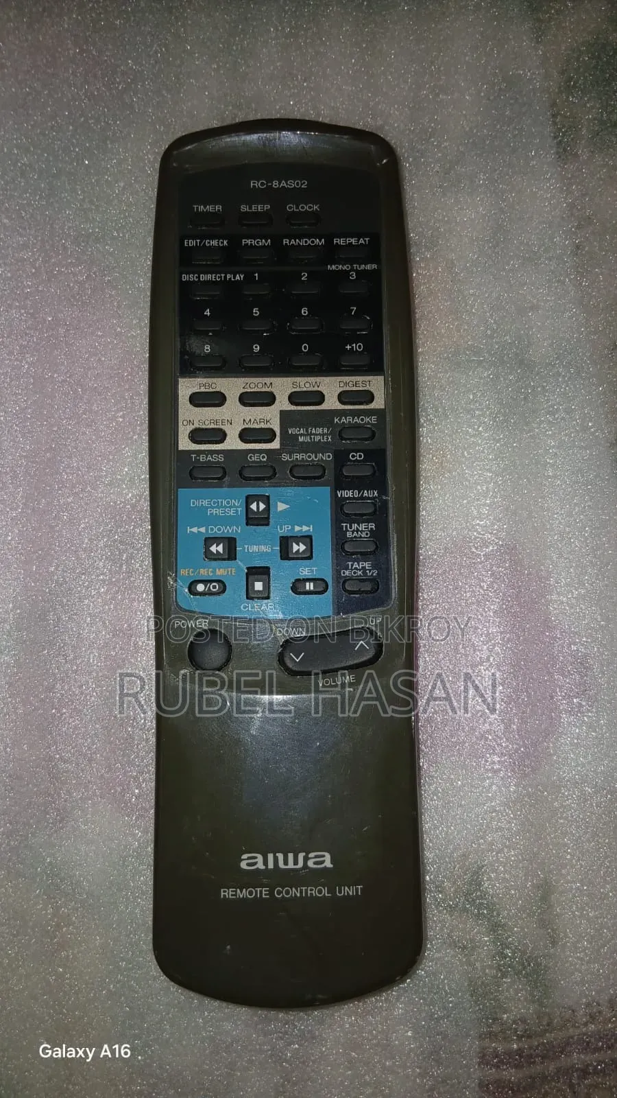 Original Aiwa Remote