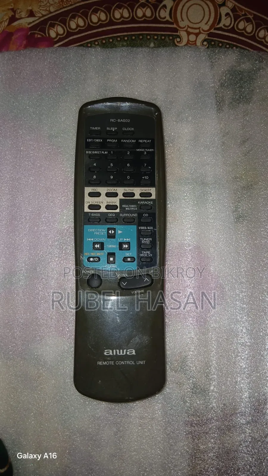 Original Aiwa Remote