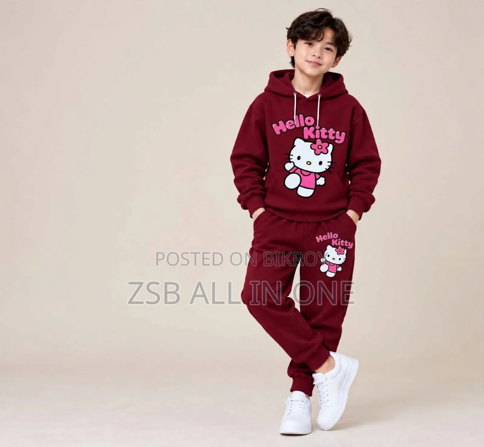 Stylish Kids Hoodie Set