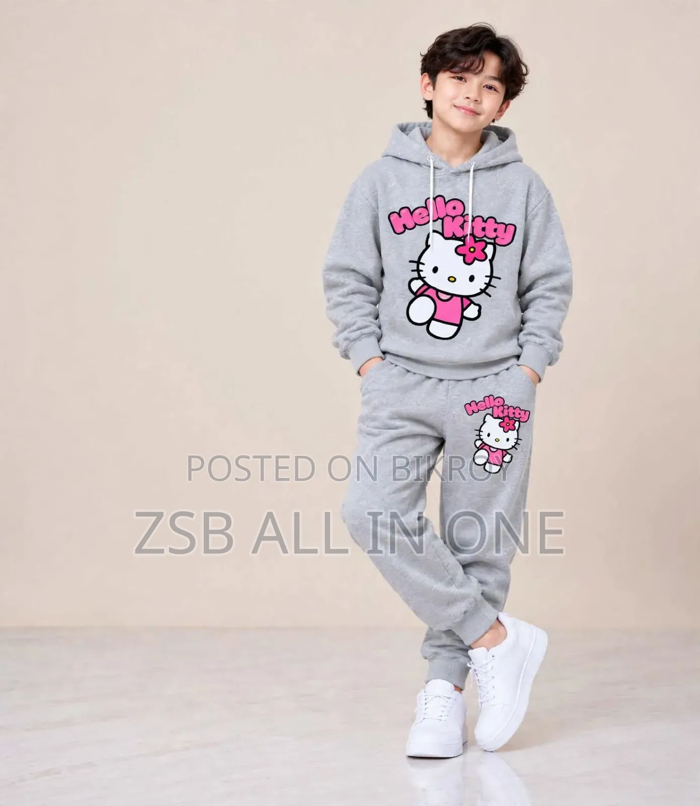 Stylish Kids Hoodie Set
