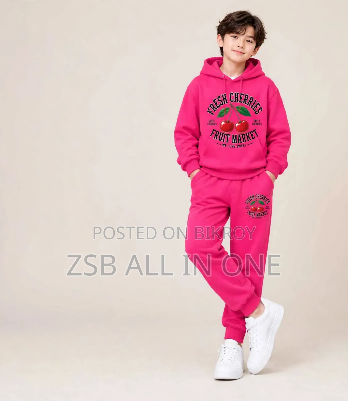 Stylish Kids Hoodie Set