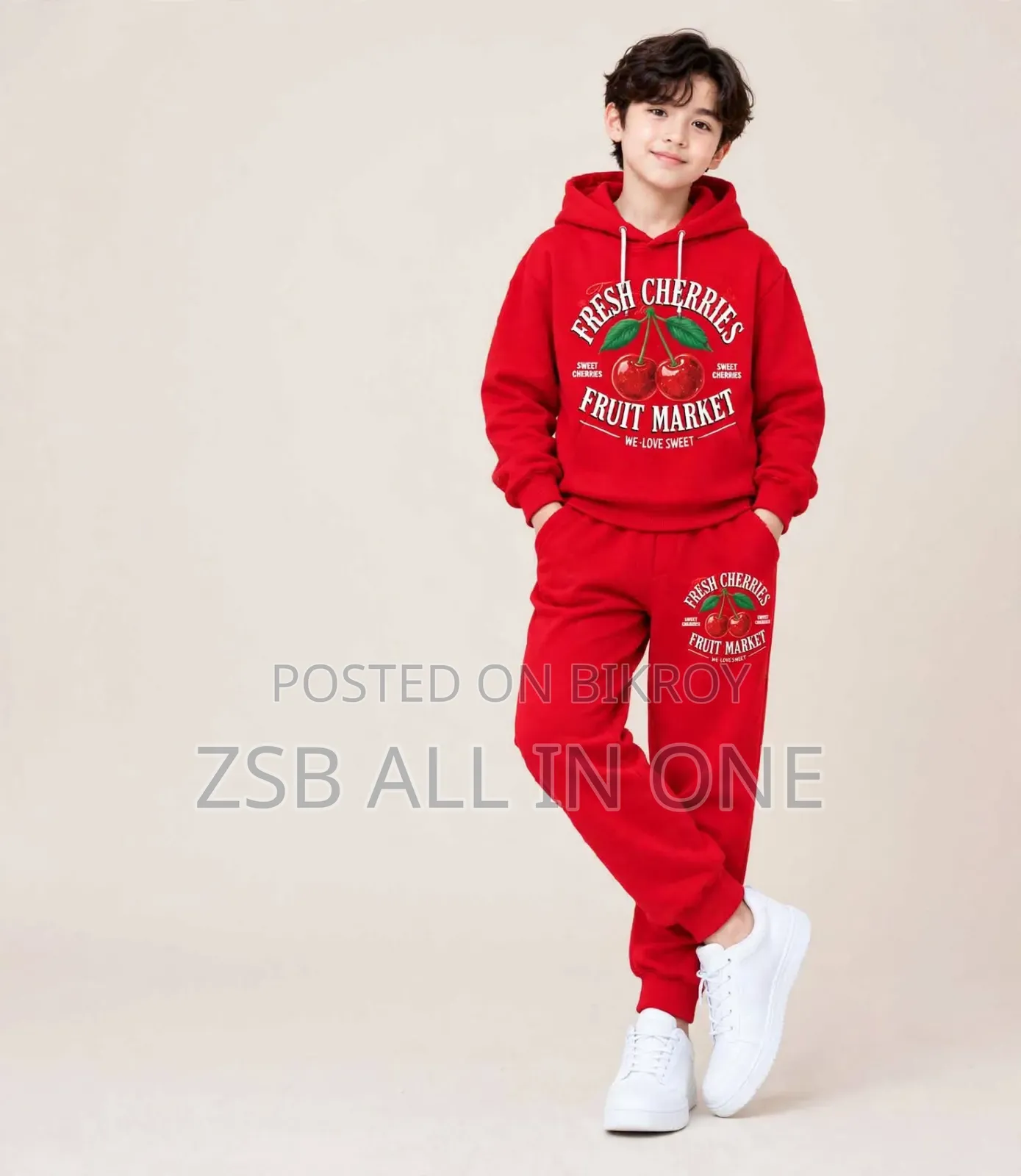 Stylish Kids Hoodie Set