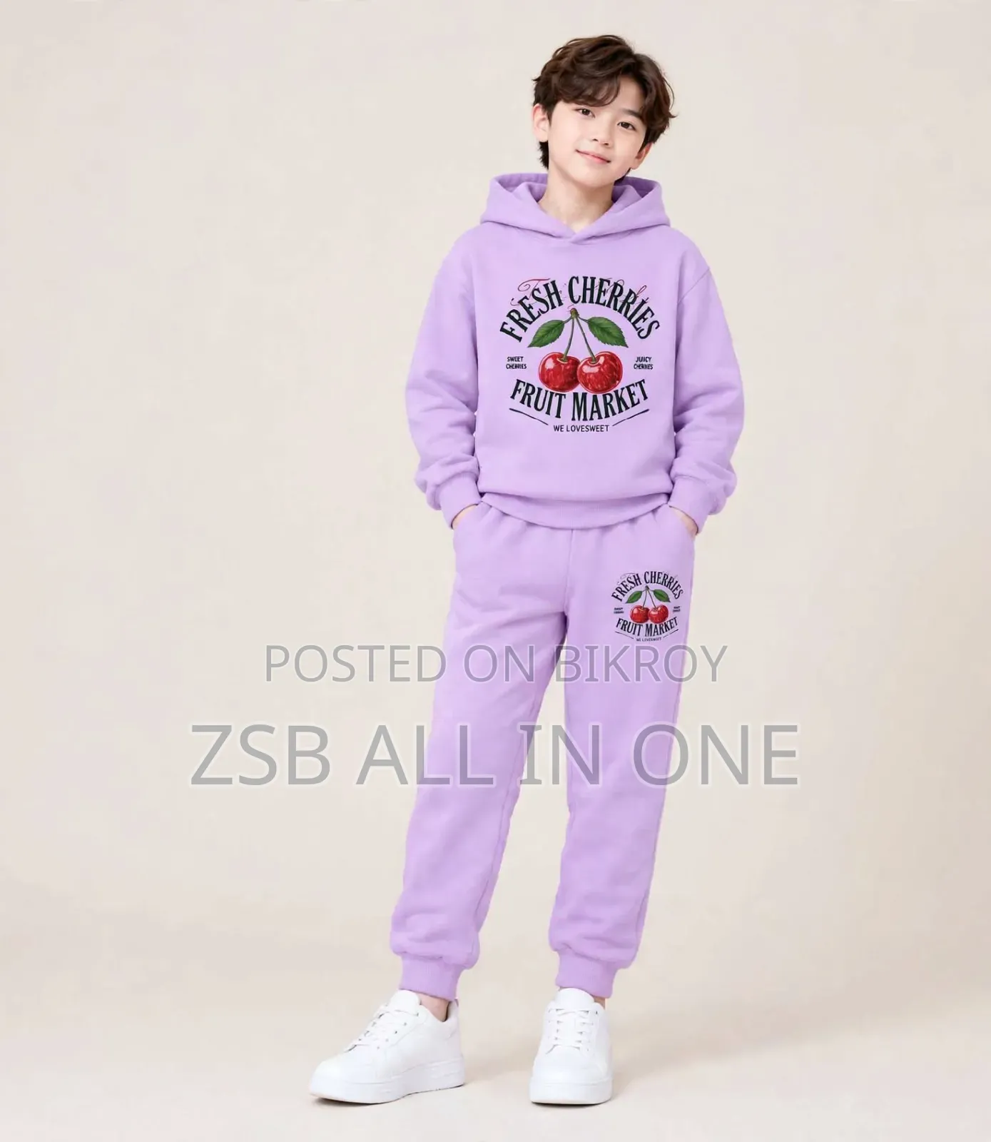 Stylish Kids Hoodie Set
