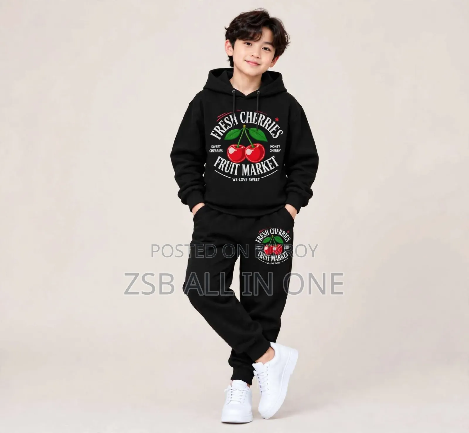 Stylish Kids Hoodie Set