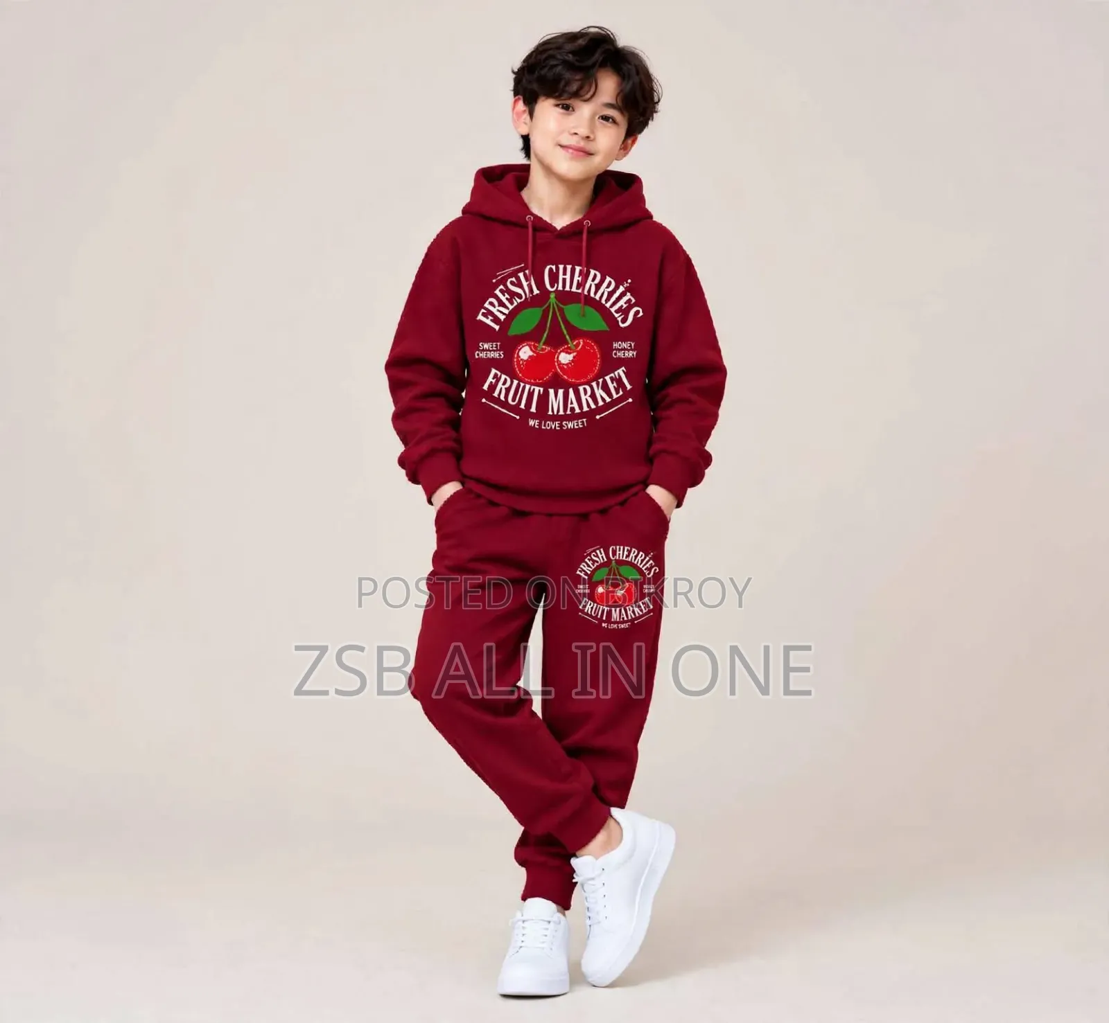 Stylish Kids Hoodie Set