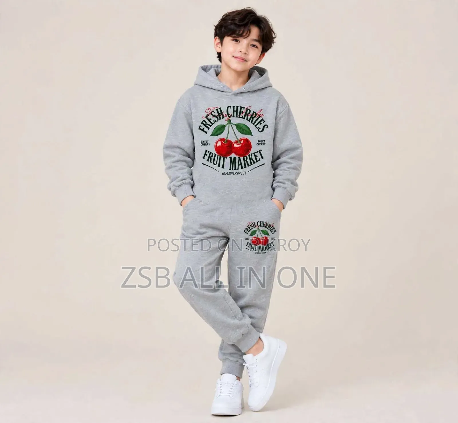 Stylish Kids Hoodie Set