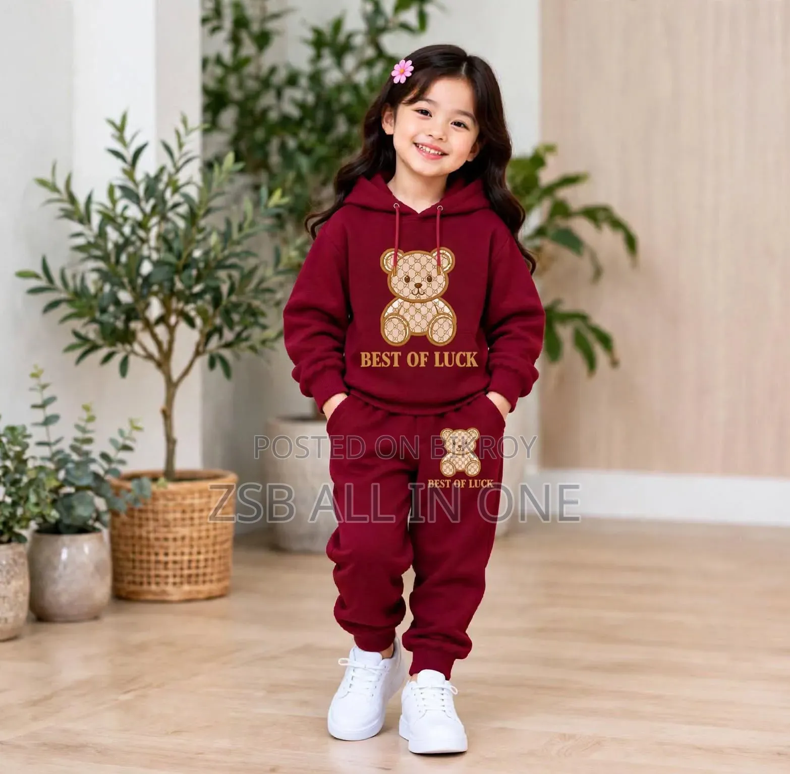 Stylish Kids Hoodie Set High Quality