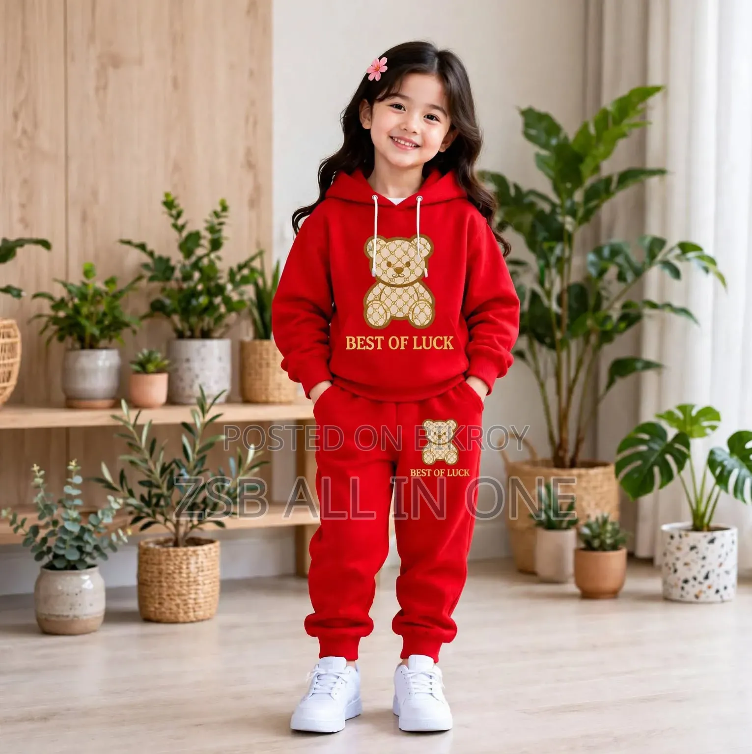 Stylish Kids Hoodie Set High Quality