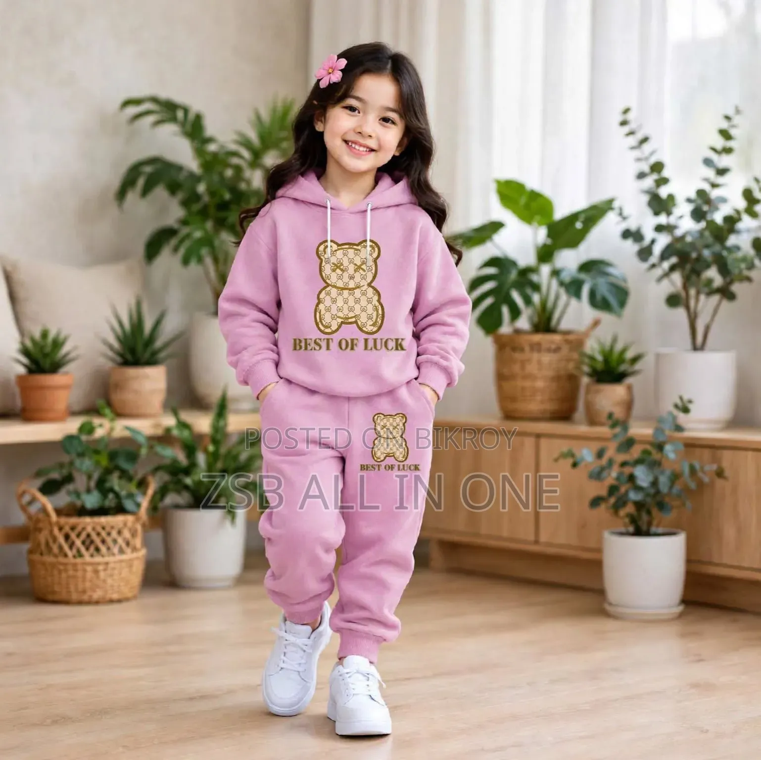 Stylish Kids Hoodie Set High Quality