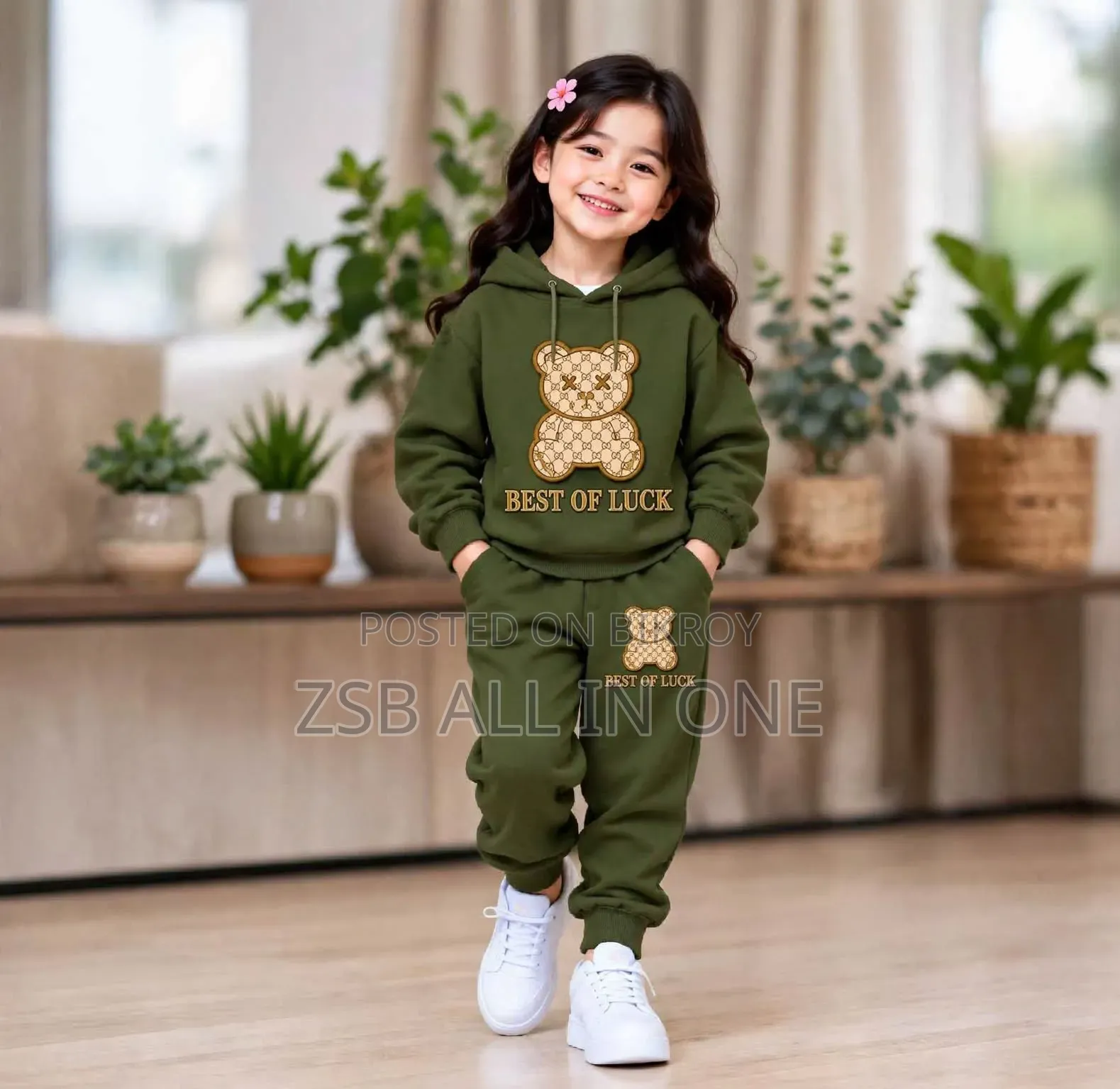 Stylish Kids Hoodie Set High Quality