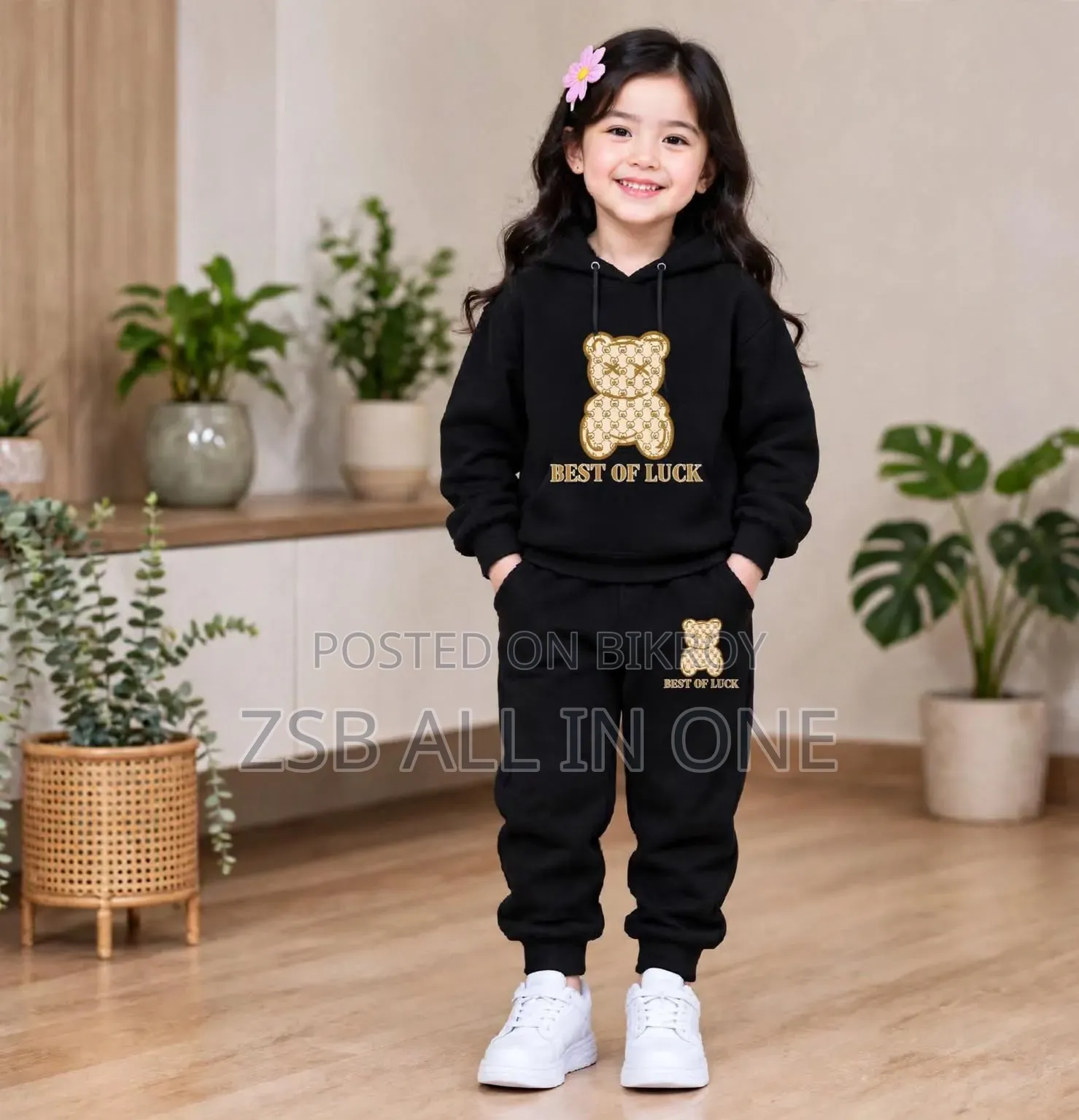 Stylish Kids Hoodie Set High Quality