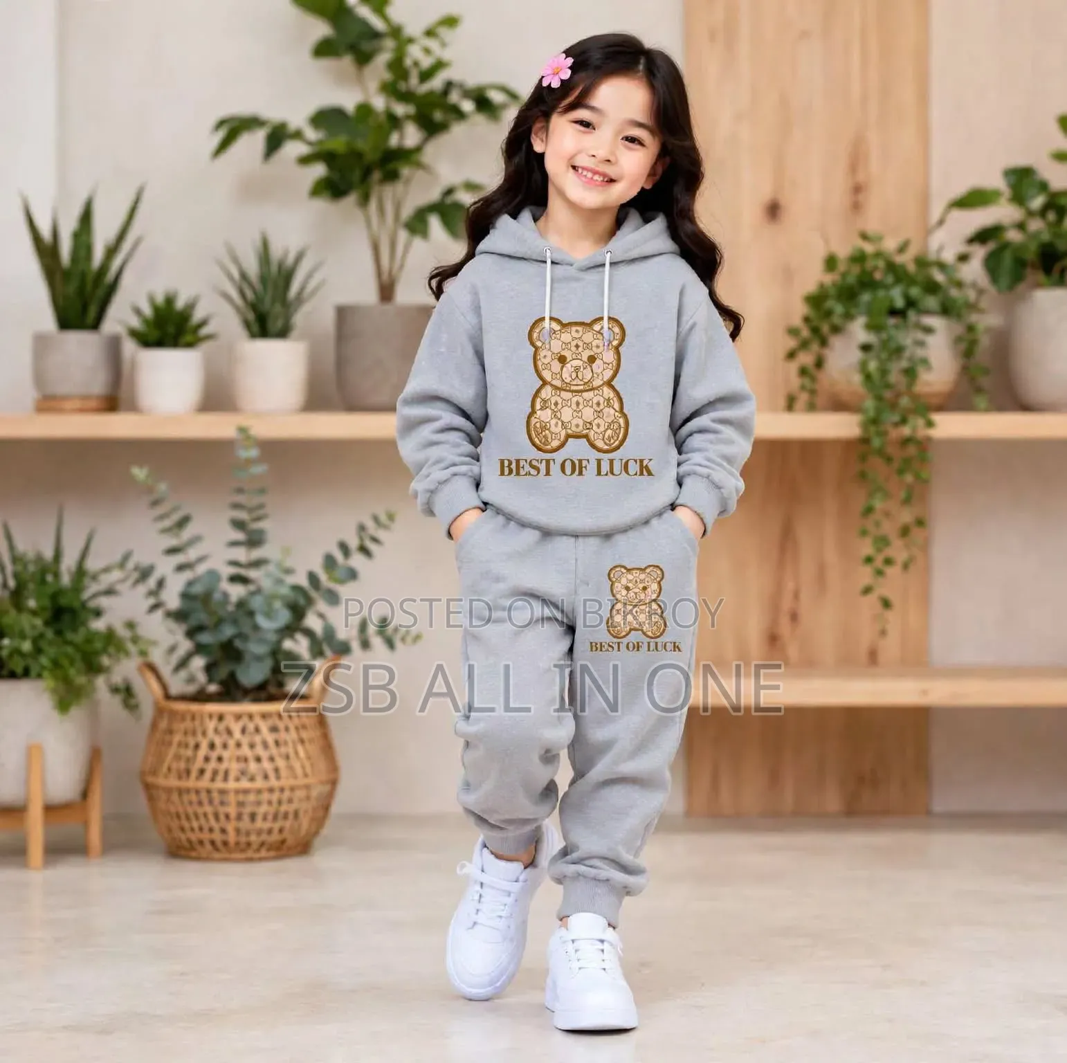 Stylish Kids Hoodie Set High Quality