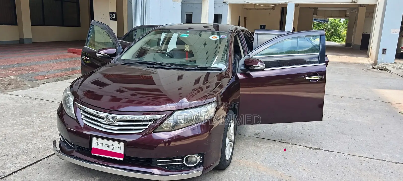 টয়োটা অ্যালিয়ন ২০১০ বারগান্ডি