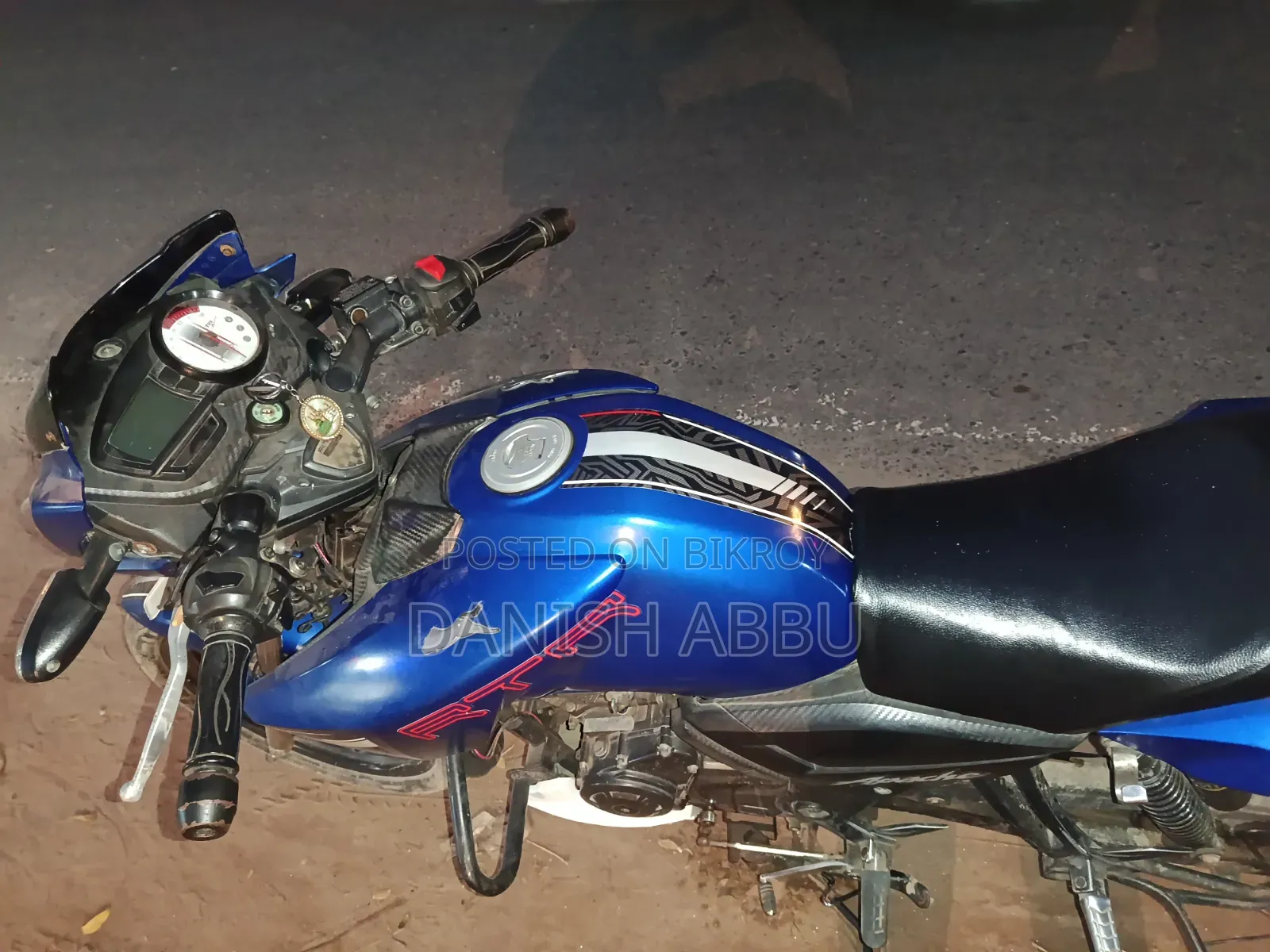 TVS Apache RTR 160 2v Refresh X-connect 2020 Blue
