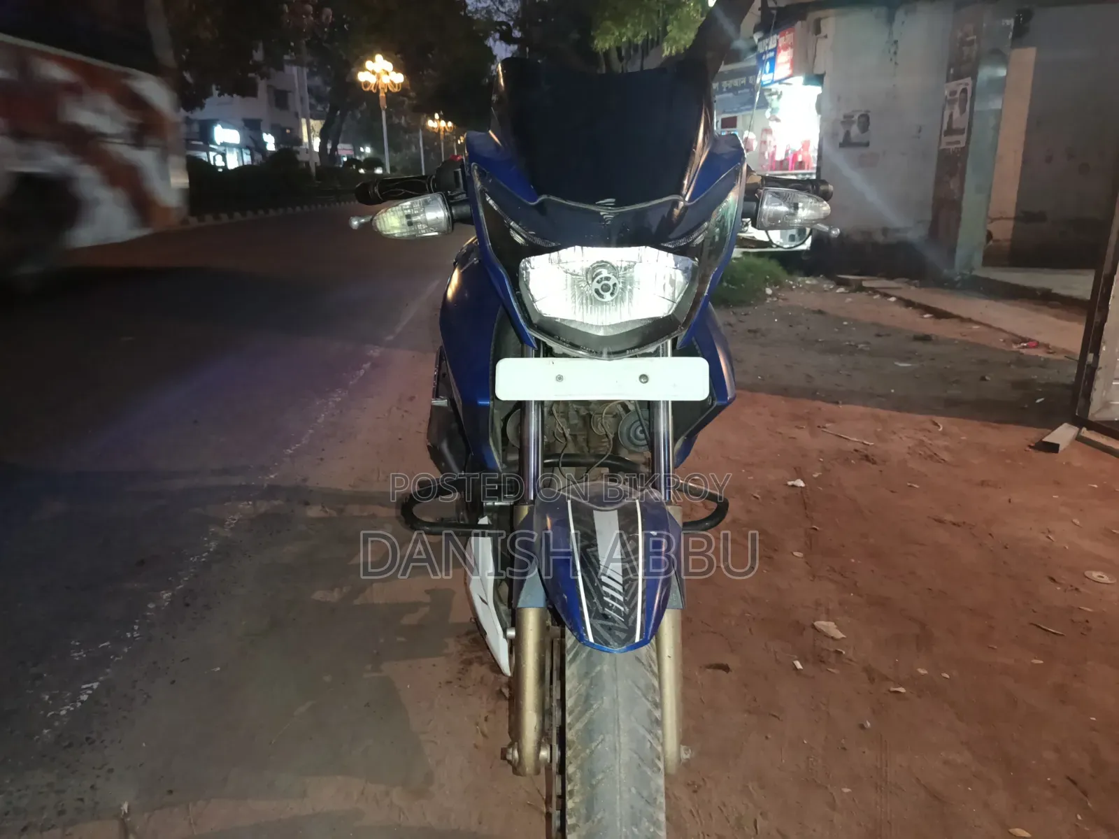 TVS Apache RTR 160 2v Refresh X-connect 2020 Blue