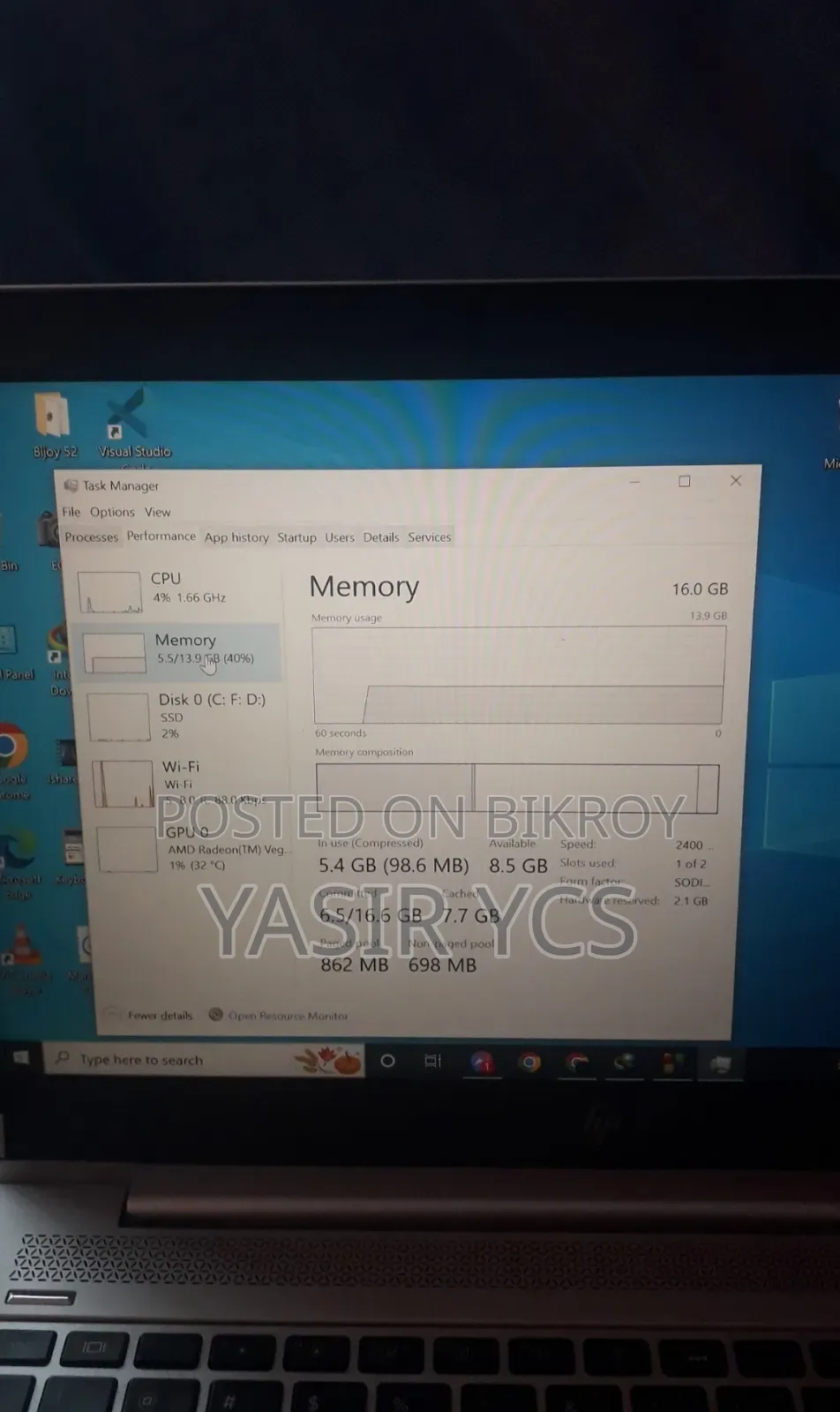 HP EliteBook 745 G6 16GB AMD Ryzen 3 SSD 512GB Laptop