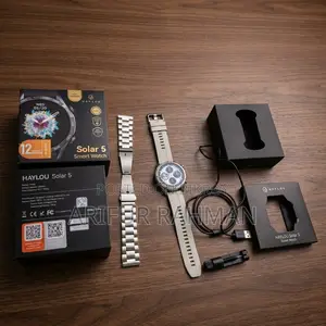 Haylou Solar 5 Smartwatch (Full Box With Extra Metal Strap)