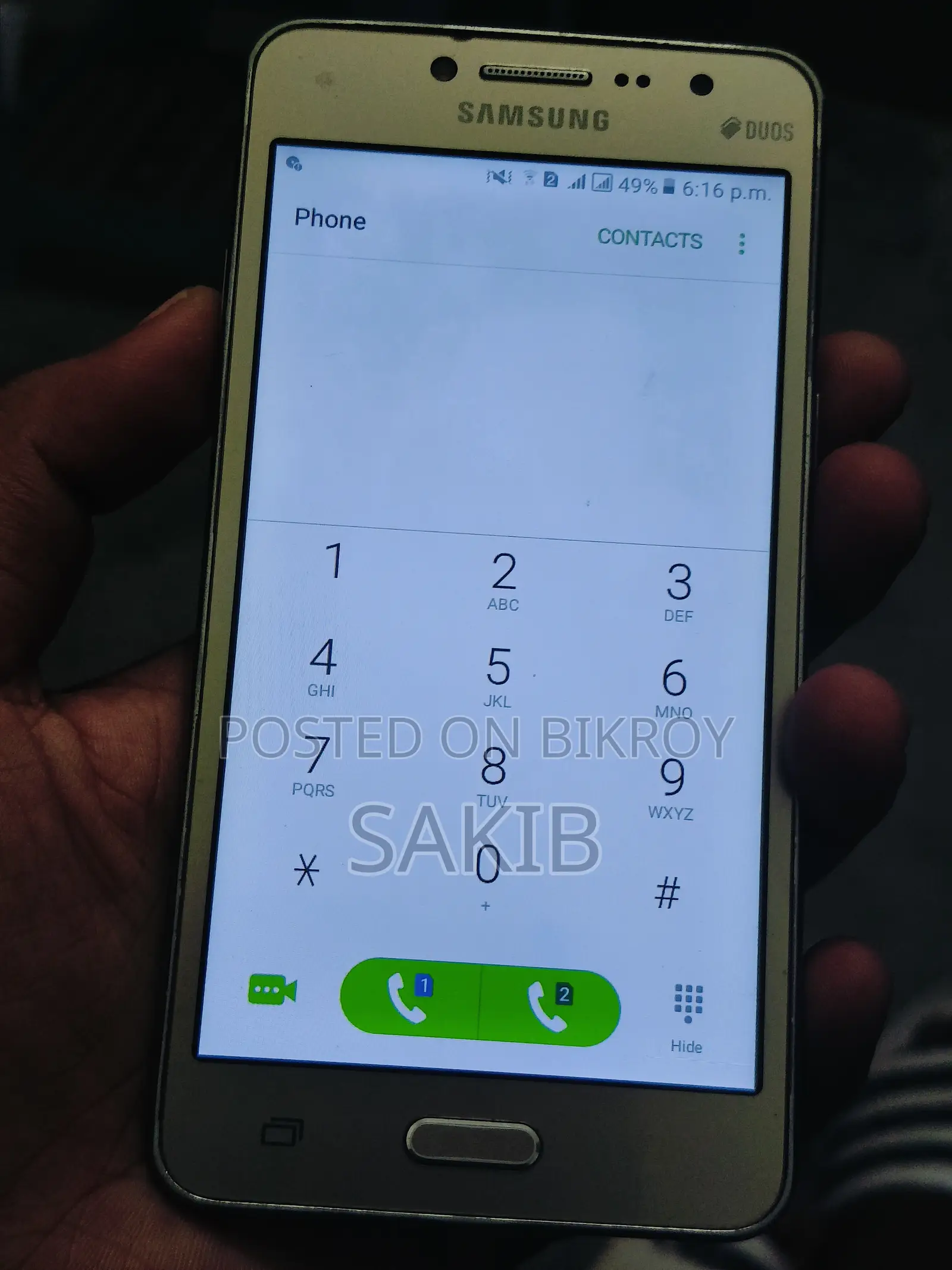 Samsung Galaxy J2 Prime 8 GB Gold