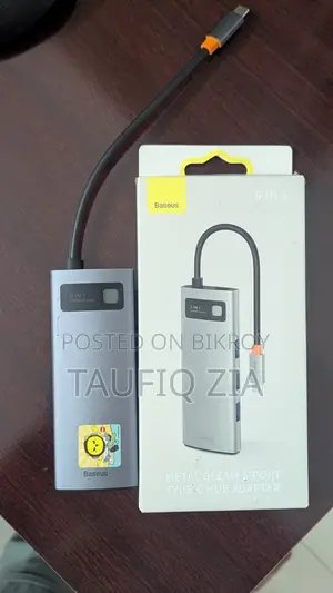 Baseus Metal Gleam Series 6-in-1 Multifunctional Type-C HUB