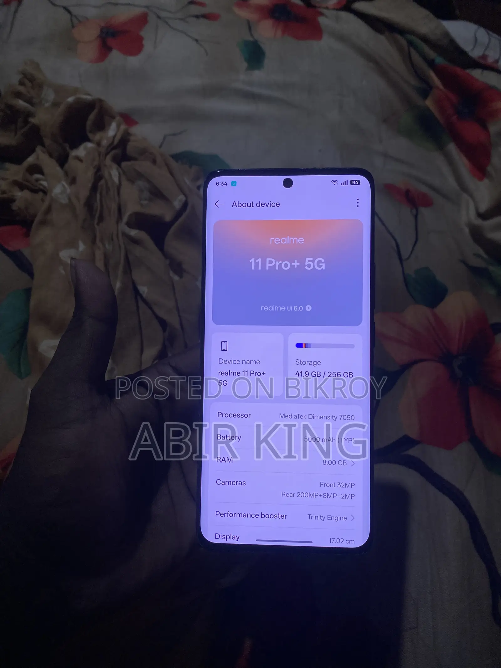 Realme 11 Pro+ 256 GB Green