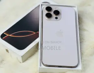 অ্যাপল আইফোন ১৬ প্রো ম্যাক্স ২৫৬ জিবি সাদা