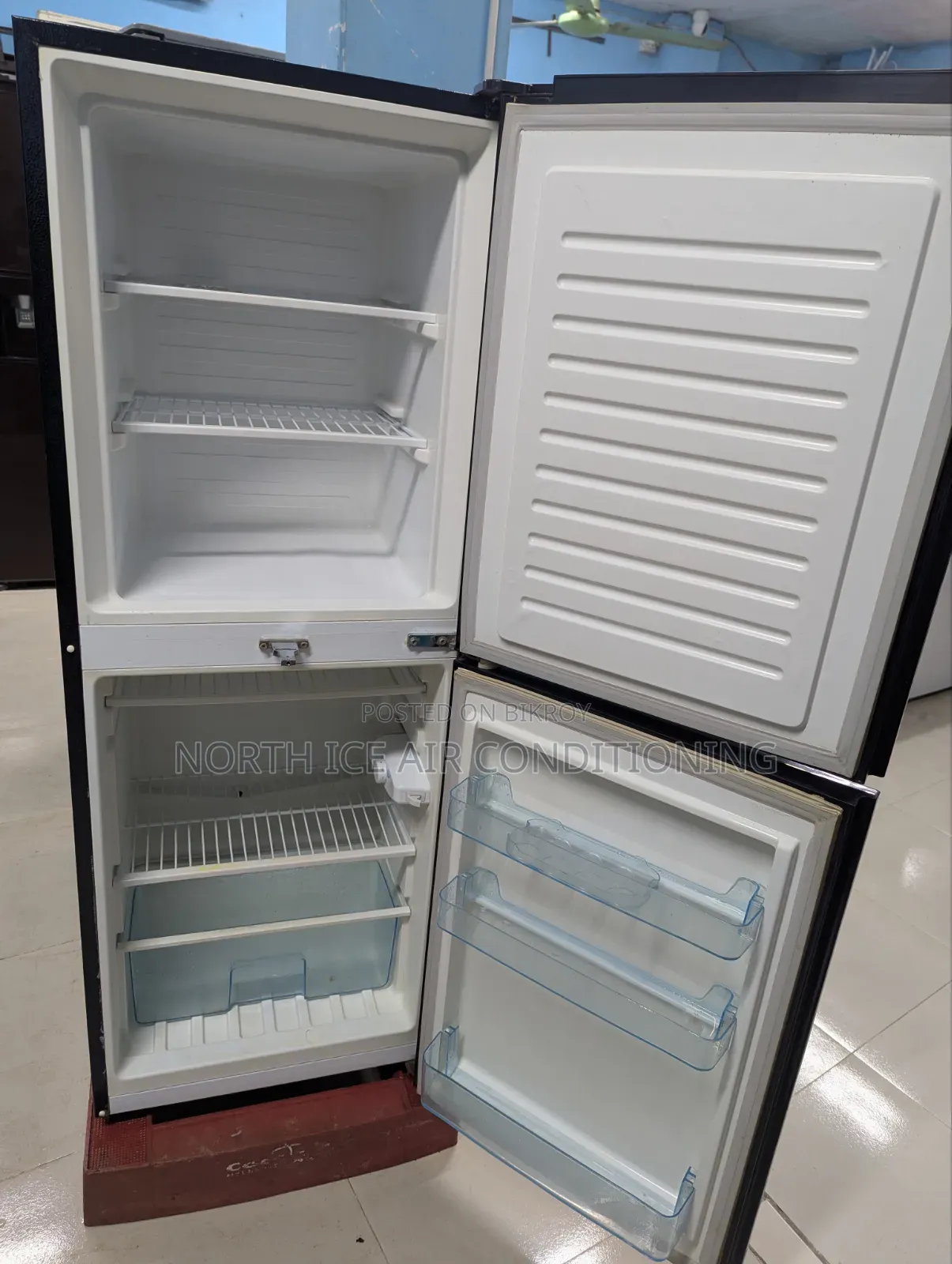Cooltech Blue Colour Glass Door 208 Ltr.