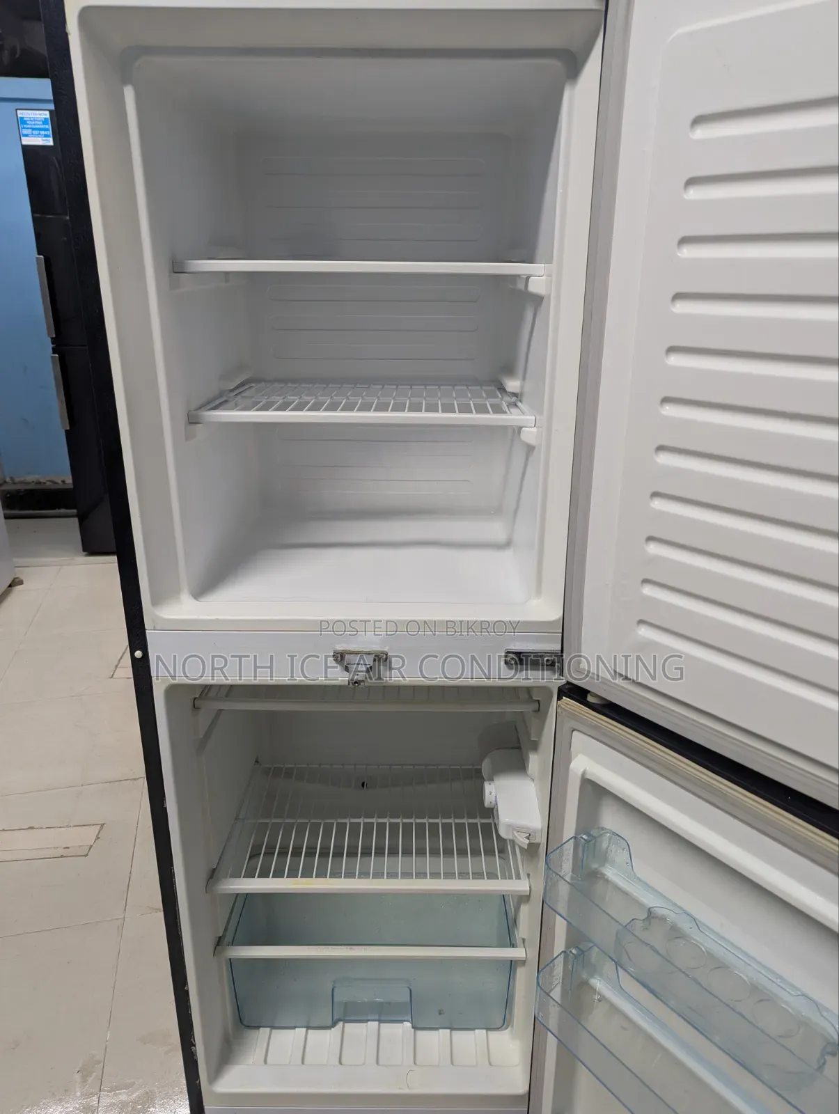 Cooltech Blue Colour Glass Door 208 Ltr.