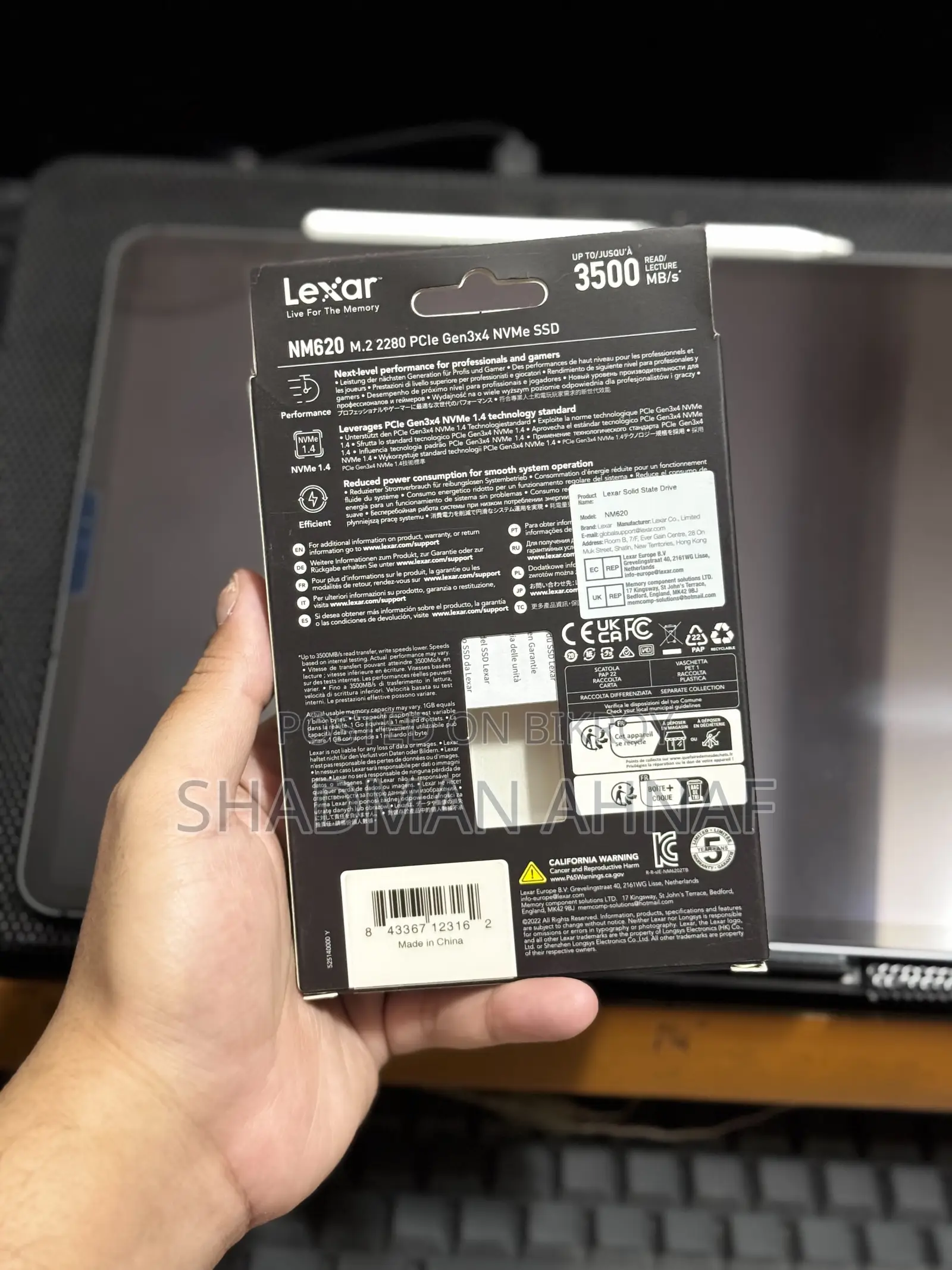 Lexar 1TB NVMe SSD
