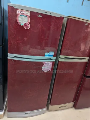 Walton Red Colour Frost Fridge 337 Ltr.