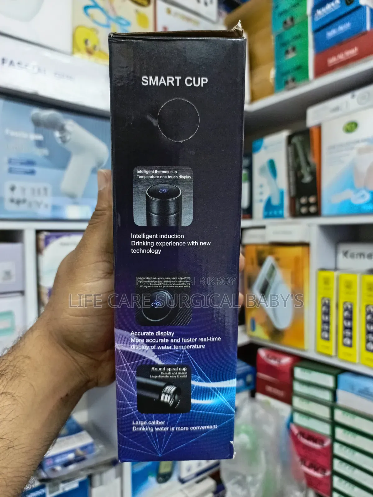 Smart Cup LED Temperature Display Vacuum Flask