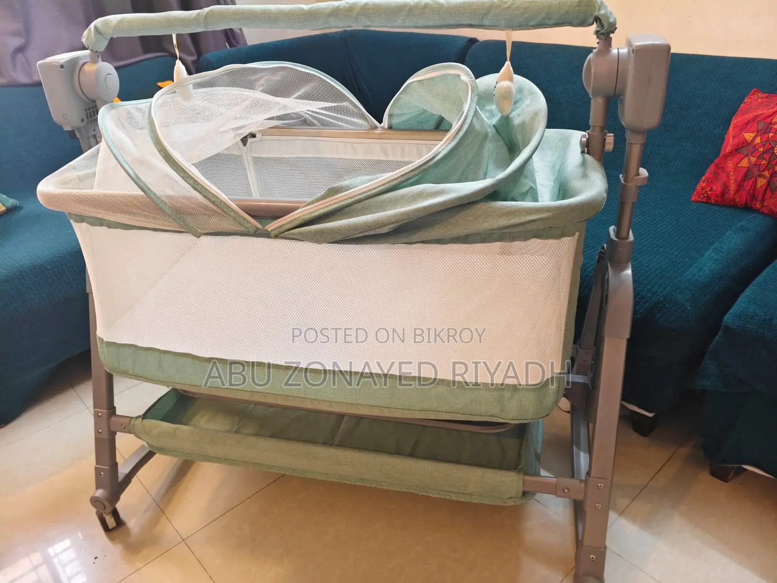 Baby Cot Crib Cradle Swing