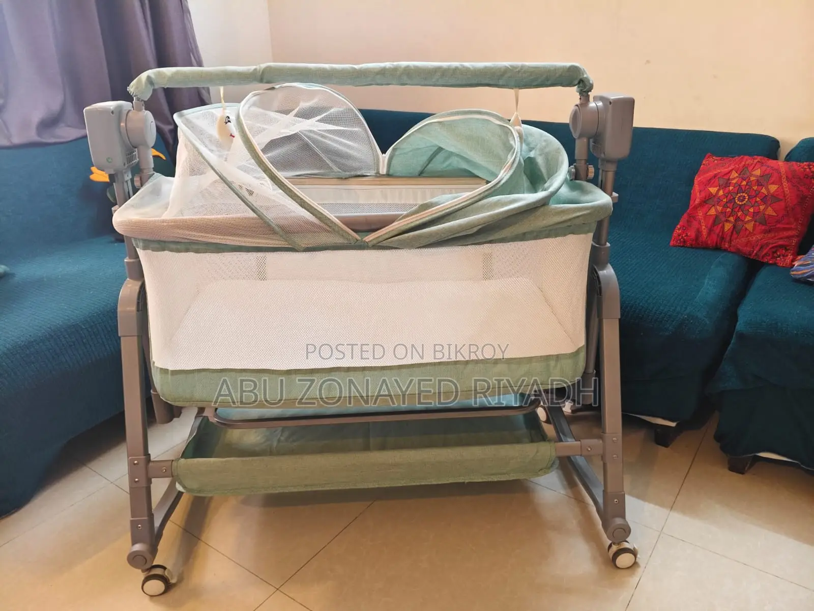 Baby Cot Crib Cradle Swing