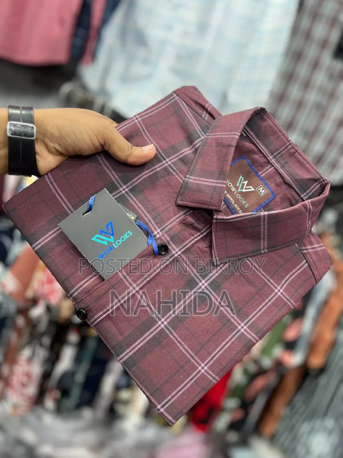 Men’s Stylish Check Shirt – WOW LOOKS