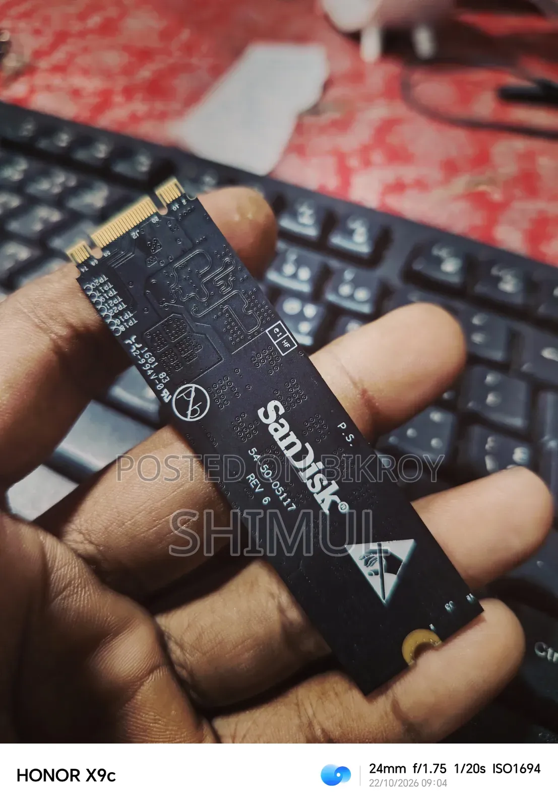 SanDisk Brand M.2 SSD 256 GB