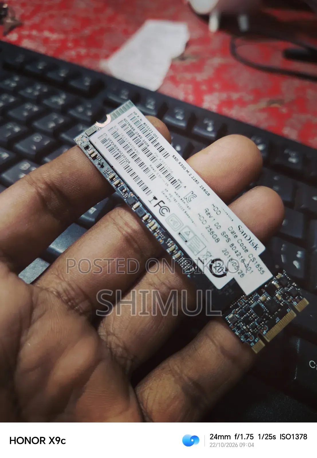 SanDisk Brand M.2 SSD 256 GB