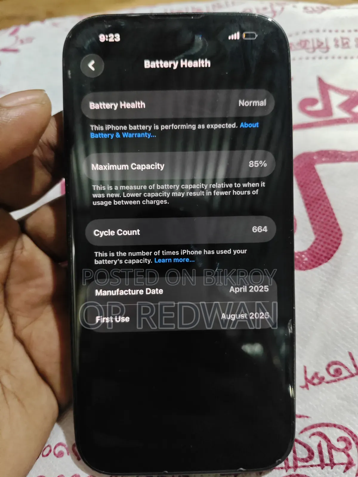 Apple iPhone 15 128 GB Black