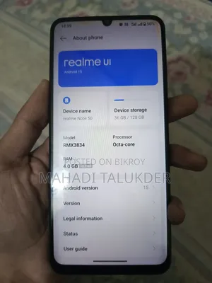 Realme Note 50 128 GB Blue
