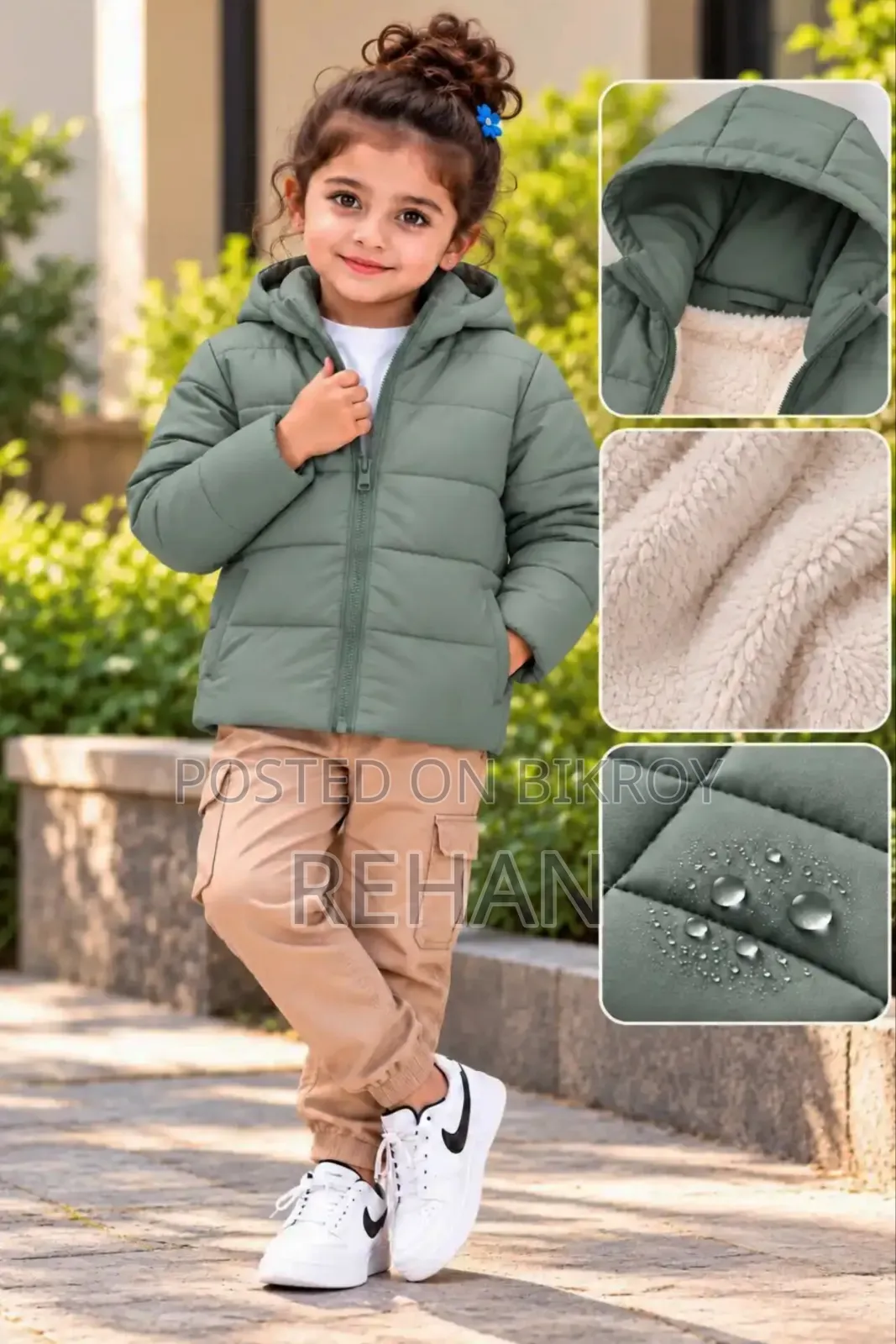 Jacket for children aged 2 to 12 years