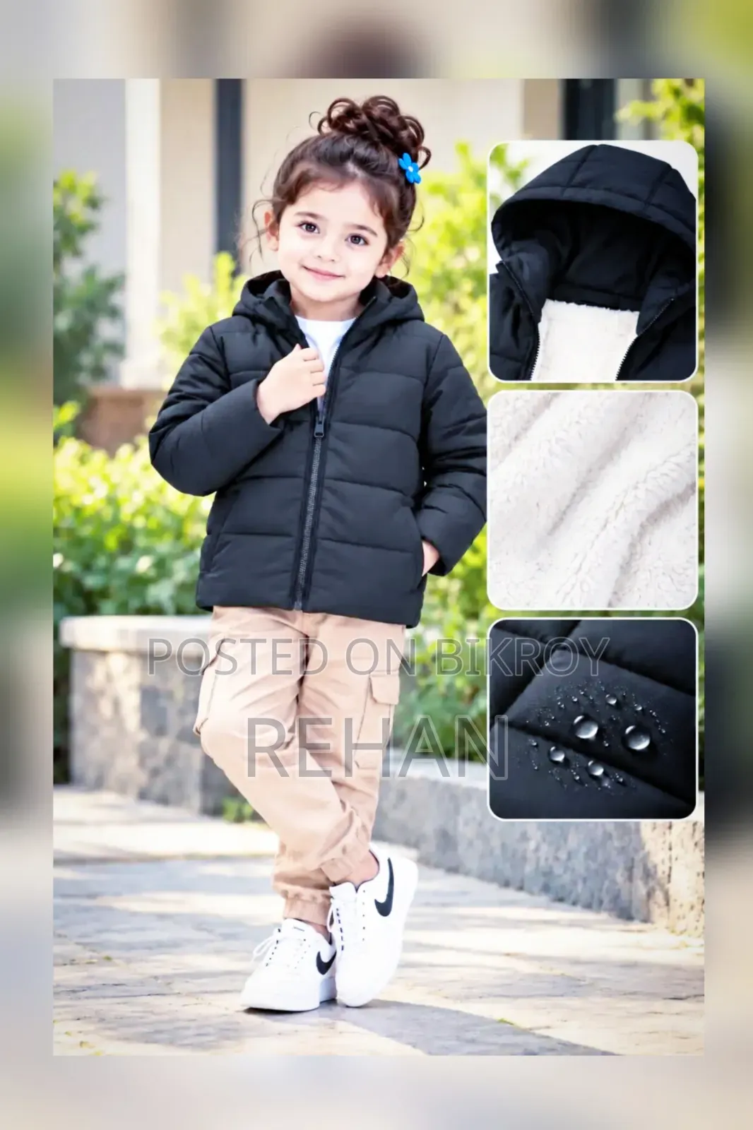 Jacket for children aged 2 to 12 years