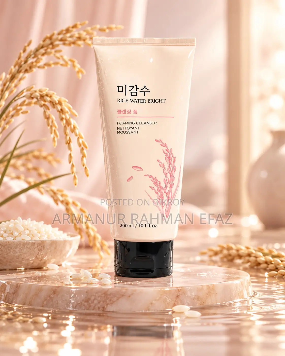 The Face Shop Rice Water Bright Foaming Cleanser 300 Ml