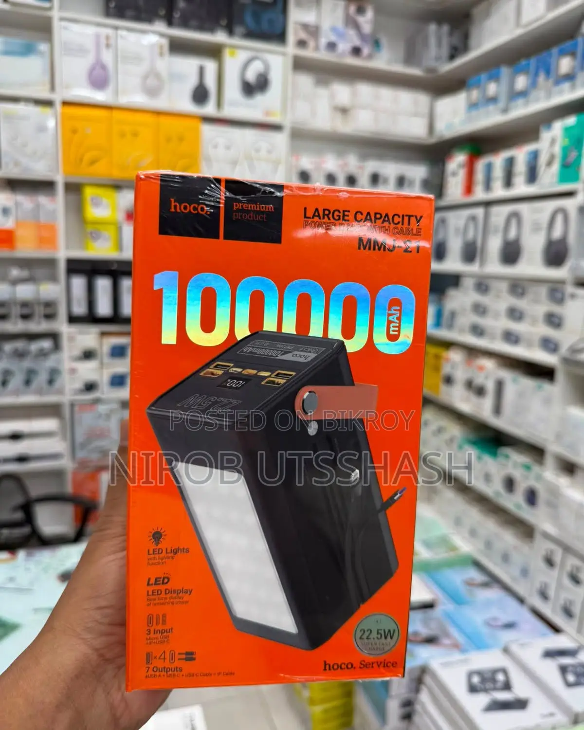 Hoco MMJ21 Action 100000mAh Power Bank